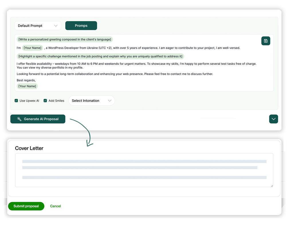Home Page 9 AI-Powered Proposal Generator